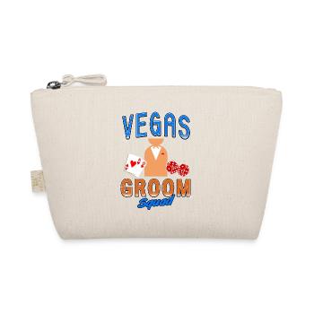 Vegas Groom Squad Retro Vegas Wedding T-Shirt - Organic Pouch - nature - Front