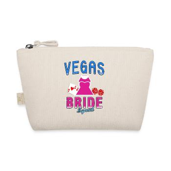 Vegas Bride Squad Retro Vegas Wedding T-Shirt - Organic Pouch - nature - Front