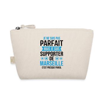 Je suis supporter de Marseille - Trousse biologique - nature - Devant
