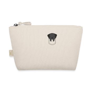 Labrador chiens mignons dans la poche de poitrine - Trousse biologique - nature - Devant