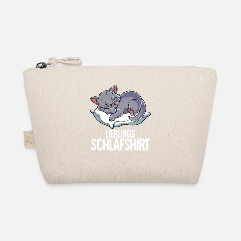Lieblings Schlafshirt Katze Bio-Täschchen