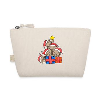 Wild boar Christmas tree Wild boar - Organic Pouch - nature - Front