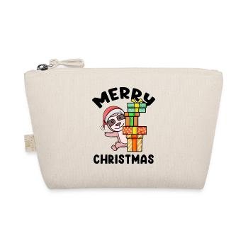 Joyeux Noël paresseux avec cadeaux - Trousse biologique - nature - Devant