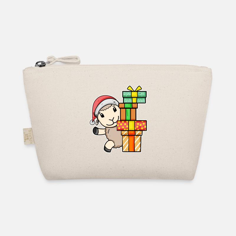 Weihnachten Schaf mit Geschenke Bio-Täschchen