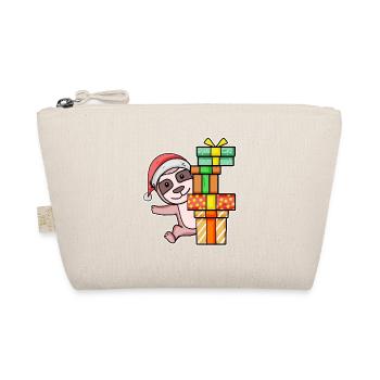 Paresseux de Noël avec cadeaux - Trousse biologique - nature - Devant