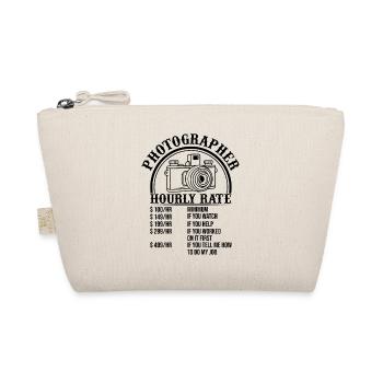 Funny Photography Funny Photographer Hourly Rate - Organic Pouch - nature - Front