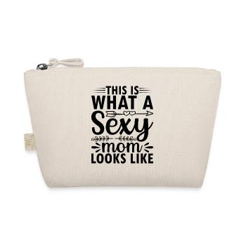 This Is What A Sexy Mom Looks Like - Mother's Day - Organic Pouch - nature - Front