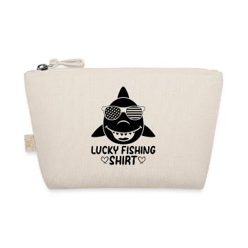 Lucky Fisherman Fish Head - Fish Angler - Lucky Fi - Organic Pouch - nature - Front