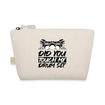 Did You Touch My Drum Set 10 - Bio-Täschchen - Natur - Vorne