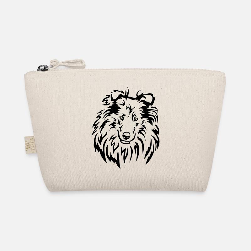 Collie Head Organic Pouch