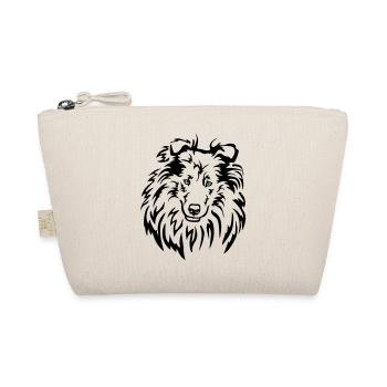 Tête de Collie - Trousse biologique - nature - Devant
