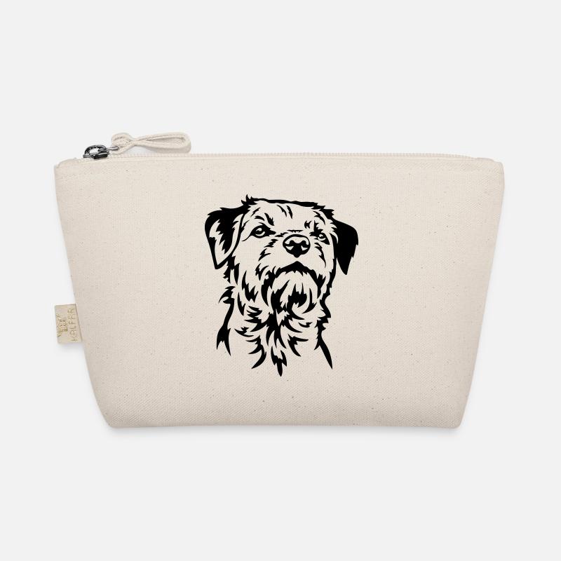 Border Terrier Head Organic Pouch