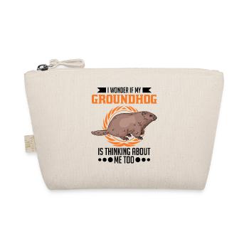 Marmot Groundhog Day Forest Marmot - Organic Pouch - nature - Front