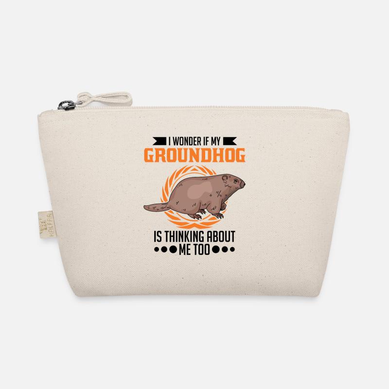 Murmeltier Groundhog Day Waldmurmeltier Bio-Täschchen