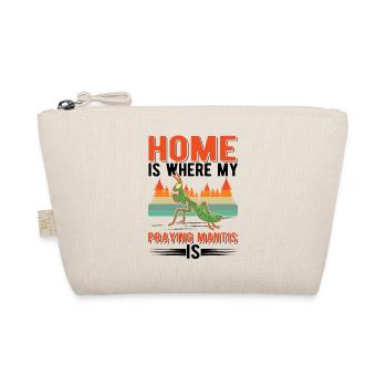 Praying mantis at home Mantis mantis - Organic Pouch - nature - Front