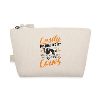 Facilement distrait par Vaches vache bovins éleveur vache - Trousse biologique - nature - Devant