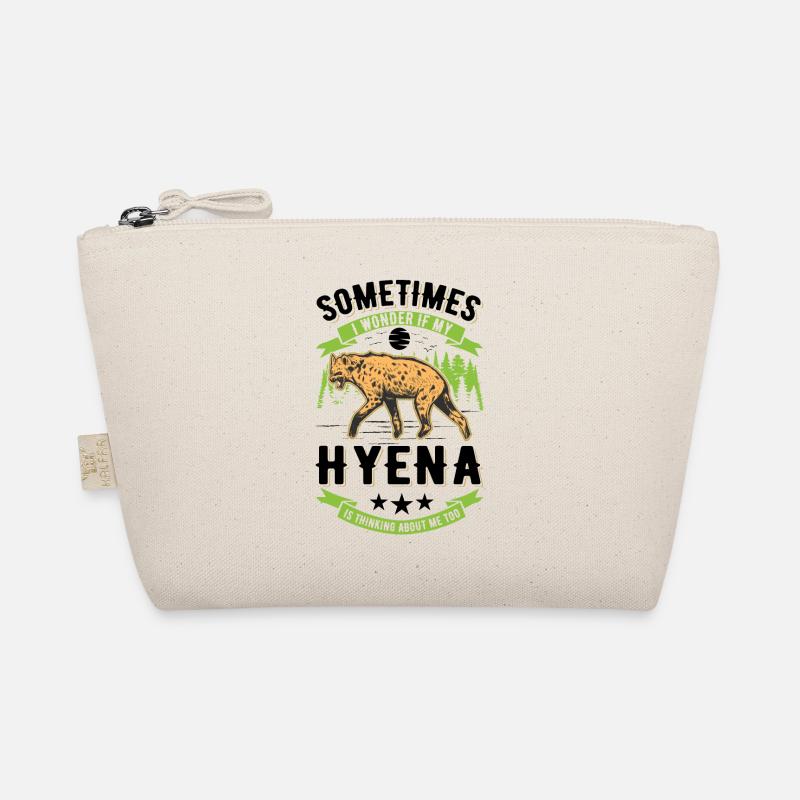 Hyäne Geschenk Erdwolf Hyena Bio-Täschchen
