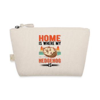 La maison est l’endroit où se trouve mon hérisson - Trousse biologique - nature - Devant