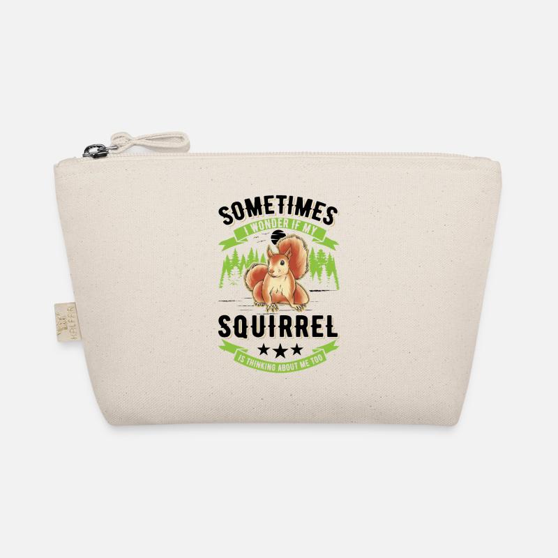 Squirrel Gift Grey Squirrel Organic Pouch