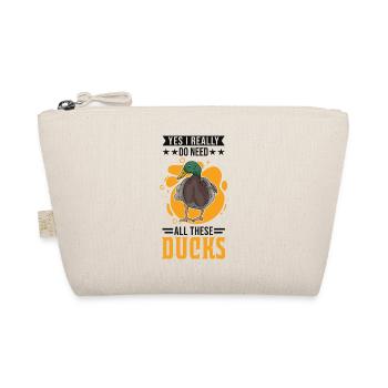 Duck Gift Duck Duck Breeder - Organic Pouch - nature - Front