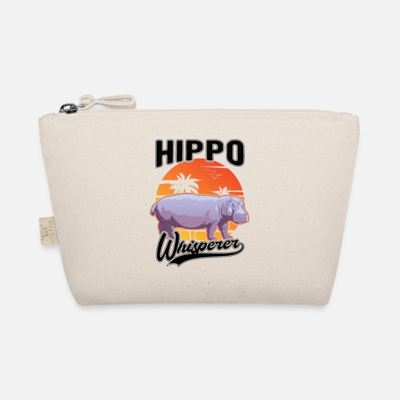 Nilpferd Flüsterer Hippo Flusspferd Bio-Täschchen