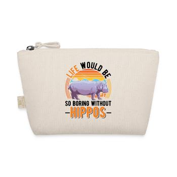 Hippo Gift Hippo Hippo - Organic Pouch - nature - Front