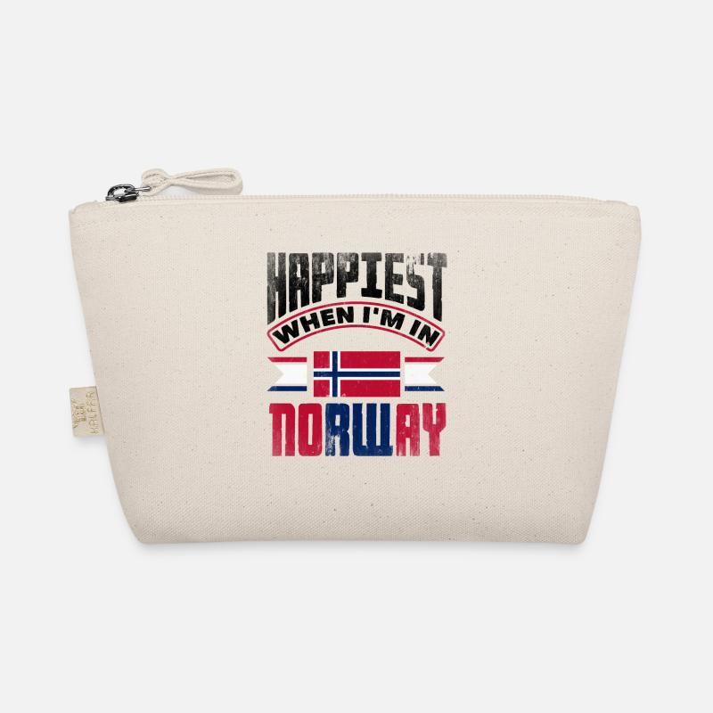 Norway Norwegian Norway Happiest When Im In Norway Organic Pouch