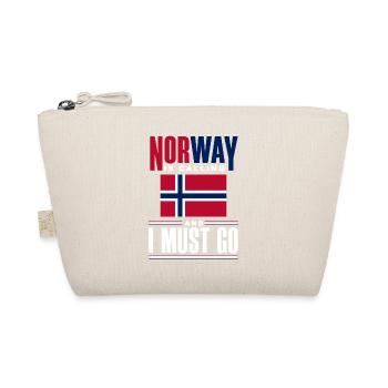 Norway Is Calling And I Must Go Norway Norwegian - Organic Pouch - nature - Front