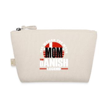 Denmark Danish Denmark Flag Mother - Organic Pouch - nature - Front