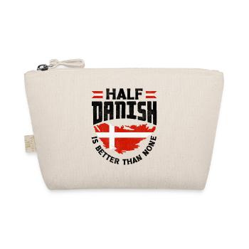Denmark Danish Flag Half Danish Is Better Than - Organic Pouch - nature - Front
