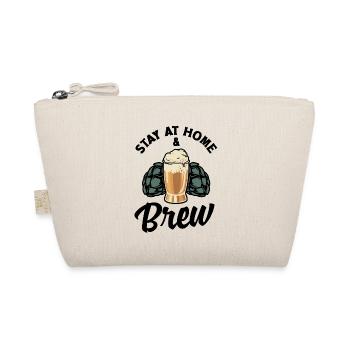 Stay At Home And Brew Homebrewing Brewery Brew Bee - Bio-Täschchen - Natur - Vorne