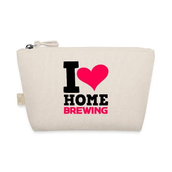 Love Graphic Homebrewing Winemaking Brewery Craftb - Bio-Täschchen - Natur - Vorne