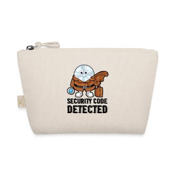 Network And Computer Security Hard Disc Detective - Organic Pouch - nature - Front