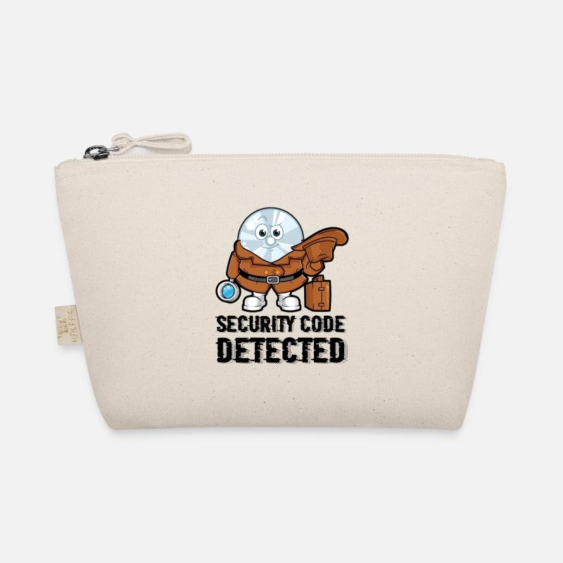 Network And Computer Security Hard Disc Detective Organic Pouch