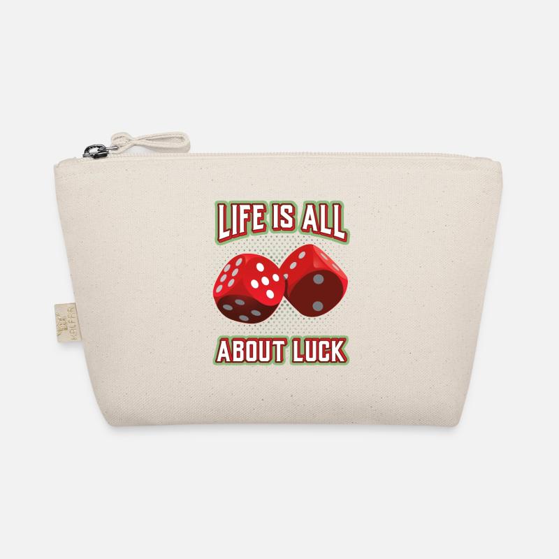Luck-in-Game, Luck-in-Love, Dice Organic Pouch