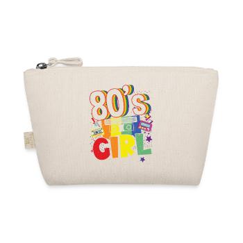 Femmes 80s fille 80s Thèmes Party Vintage 1980s - Trousse biologique - nature - Devant