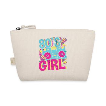 Femmes 80s fille 80s Thèmes Party Vintage 1980s - Trousse biologique - nature - Devant