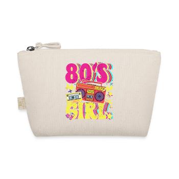 Frauen 80s girl 80er Themen Party Vintage 1980er - Bio-Täschchen - Natur - Vorne