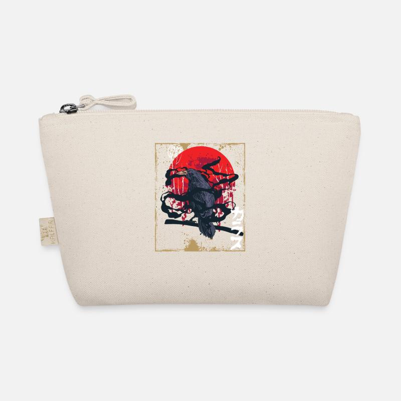 Gothique Crâne-Rouge Lune-Corneille Noire Trousse biologique
