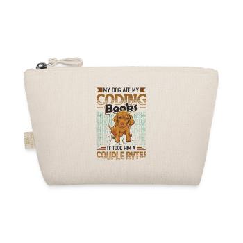 Dog Bytes Code Computer Joke Programmation - Trousse biologique - nature - Devant