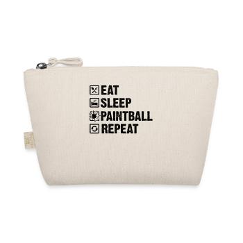Paintball Geschenk Paintballer Paintballspieler - Bio-Täschchen - Natur - Vorne