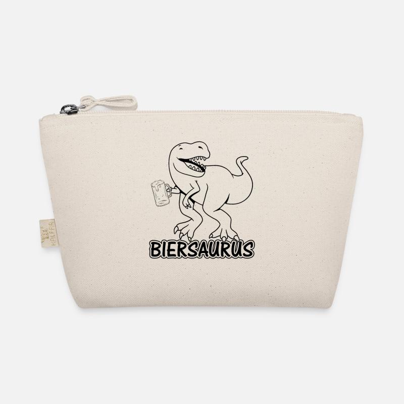 Bier Biersaurus Dinosaurier Dino mit Bierkrug - Bi Bio-Täschchen