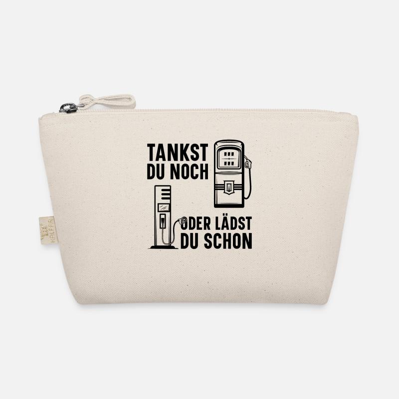 Elektroauto Ladestation E-Auto Tankstelle Elektro Bio-Täschchen