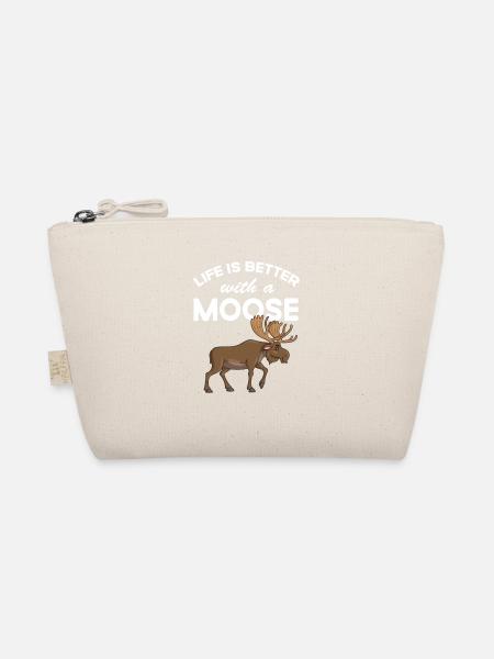 Drôle de conception de wapiti pour hommes Femmes Garçons Tétées - Trousse biologique - nature - Devant