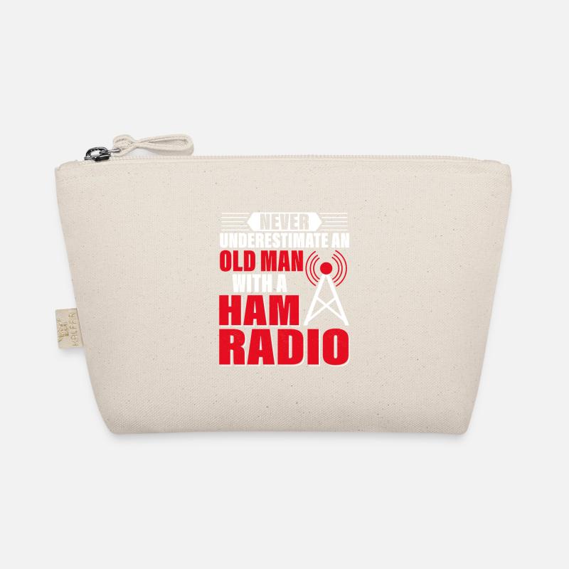 Never Underestimate An Old Man With A Ham Radio Am Bio-Täschchen