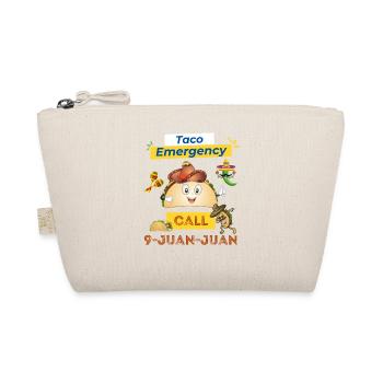 Taco Notruf 9 Juan Juan Lustiger Taco Liebhaber - Bio-Täschchen - Natur - Vorne