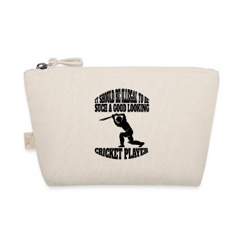 Cricket Slogan Cricket Fan Team Cricket Gift - Organic Pouch - nature - Front