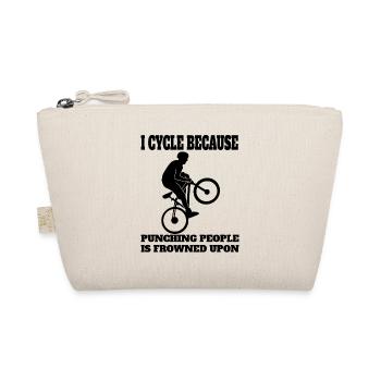 Mountain Bike Bike Cycling Bike Tour - Organic Pouch - nature - Front