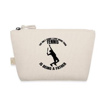 Tennis Père Papa Joueur de tennis Papa Raquette de tennis - Trousse biologique - nature - Devant