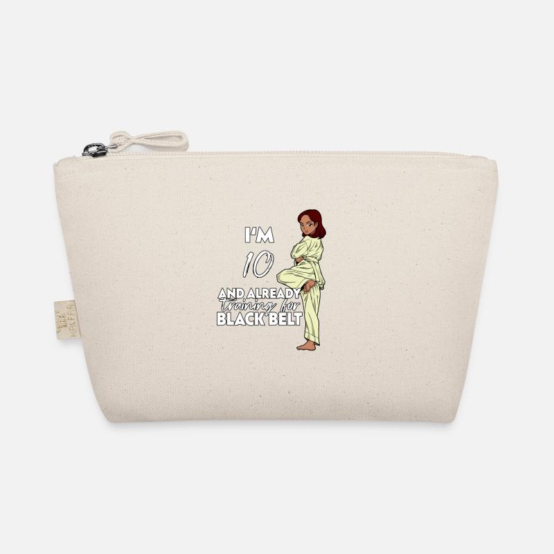 Ich bin 10 - Mädchen Karate Bio-Täschchen